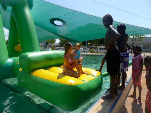 aboriginal, northern territory, swimming in outback, swimming nhulunbuy