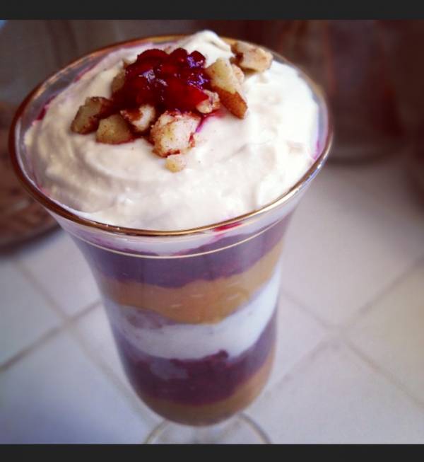 pumpkin parfait, pumpkin parfait recipe, holiday paleo recipe, paleo dessert