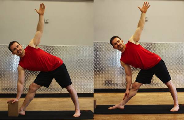 yoga for strength athlete, yoga for athletes, triangle pose, side angle pose