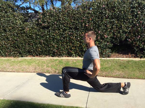 lunges, hip flexors, mobility