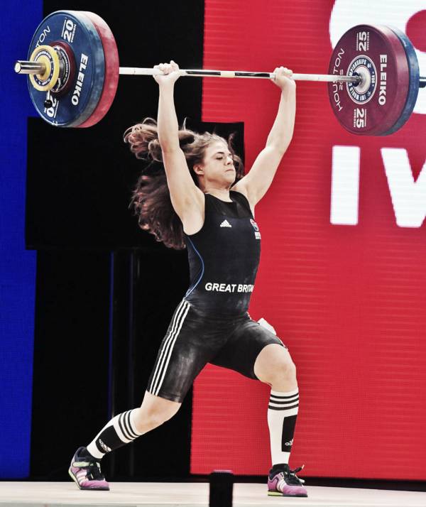 flying through a split jerk