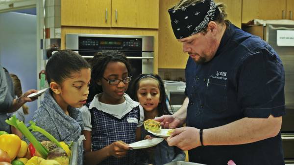 Get kids involved in the kitchen.