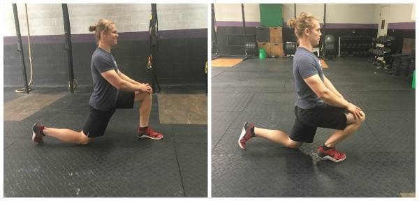 kneeling groin stretch