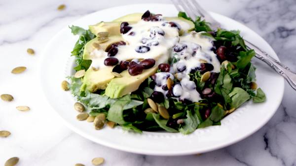 avocado black bean salad