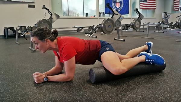 foam rolling the adductors