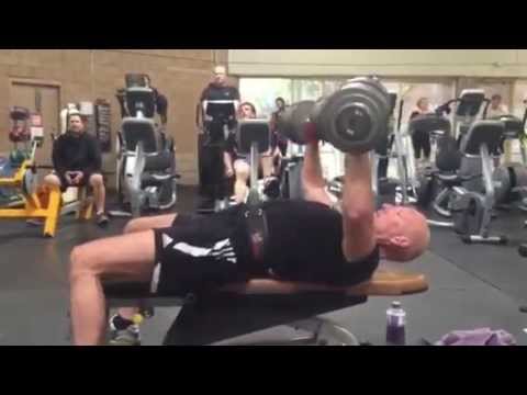 Dumbbell Bench Press 190x10