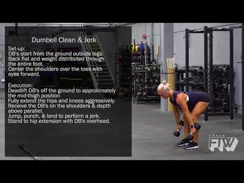 Dumbbell Clean &amp; Jerk