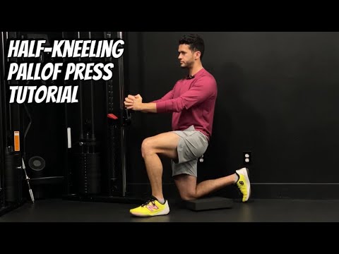 Half-Kneeling Pallof Press Tutorial (w/tips on form &amp; progressions)