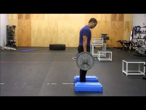 Elevated Trap Bar Deadlift