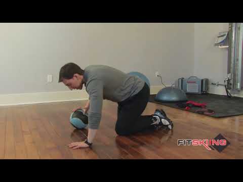 Alternating Medicine Ball Push Up