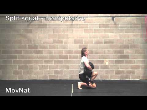 Split squat - manipulative