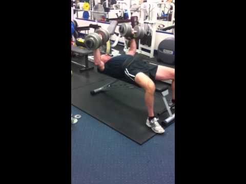 115&#039;s x 5 Dumbbell Bench Press