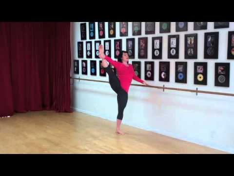 Video: Leg Extension Stretch at the Barre