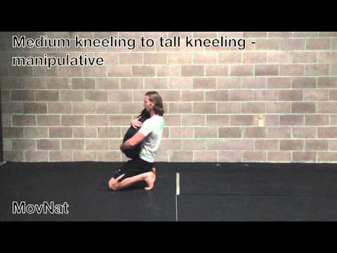 Medium kneeling to tall kneeling - manipulative