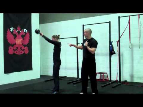 RKC kettlebell training - the swing and snatch