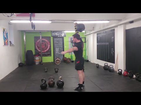 80kg Kettlebell Bent Press X3 Heavy Day #3