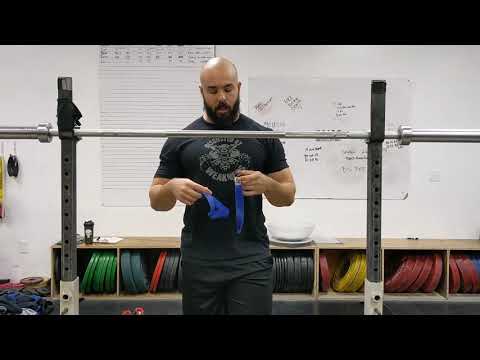 Front Squat rack - straps