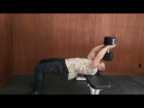 Cross Bench Dumbbell Pullover