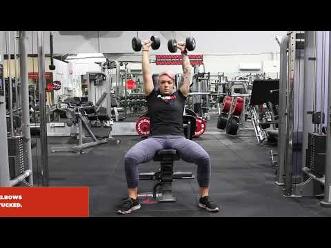 Seated Dumbbell Shoulder Press