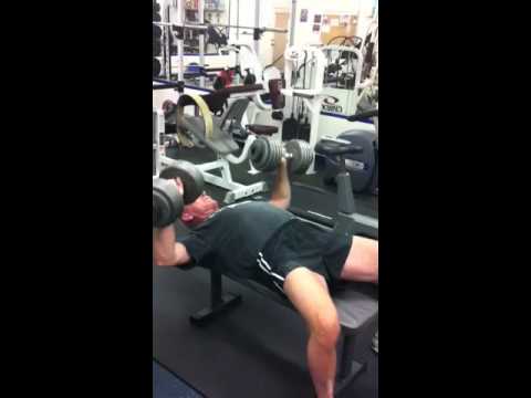 Dumbbell Bench 100&#039;s x 10