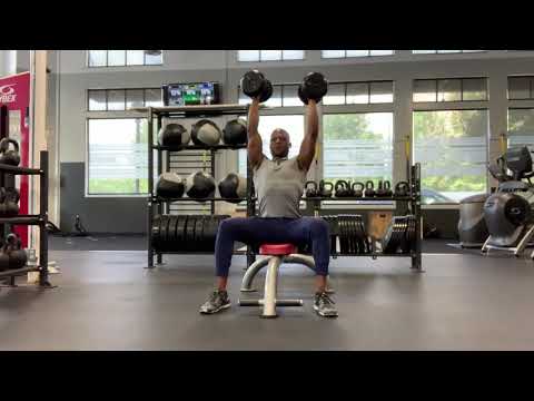 2-1-1 Seated Dumbbell Shoulder Press