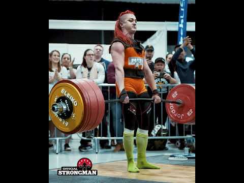 Rhianon Lovelace sets new Women&#039;s Lightweight (Under 64kg) Deadlift World Record with 260kg / 573lbs