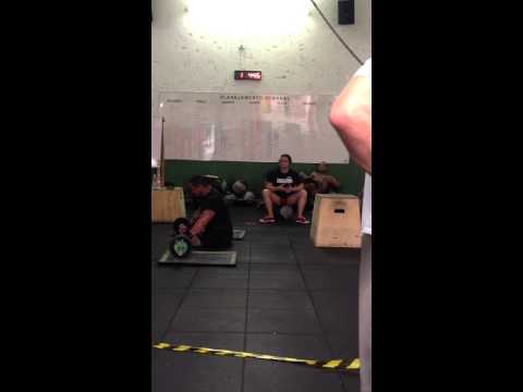 Cleuton Nunes - CrossFit SP - Brazil does WoD 13.2 Rx