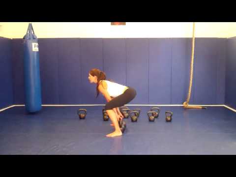 Sumo Deadlift with Double Kettlebells