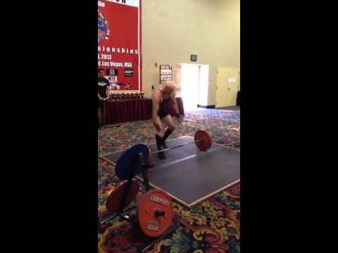 My 409 deadlift from 2013 World Championships