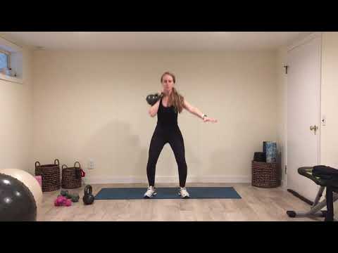 Single Arm Kettlebell Front Squat