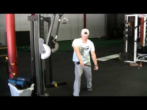 Split Stance Cable Chop