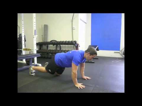 New Push Up Variation - The Push Back Push Up