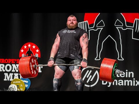 EDDIE HALL 500kg DEADLIFT WORLD RECORD