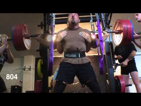 804 lb x 2 Raw Squat - Unbelievable Strength #squats #rawstrength #powerlifting