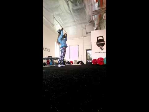 104lb Melody vs. Double 20kg KB press