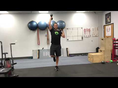 Single Leg Alternating Shoulder Press