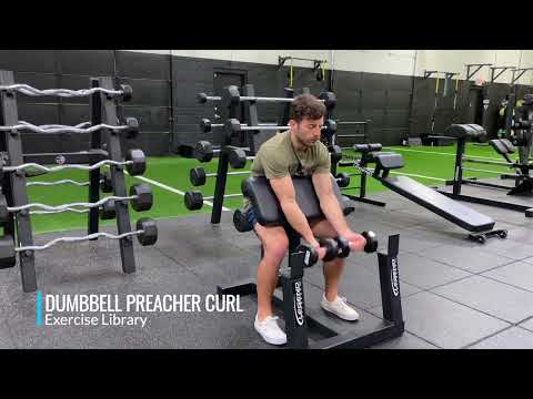 Dumbbell Preacher Curl