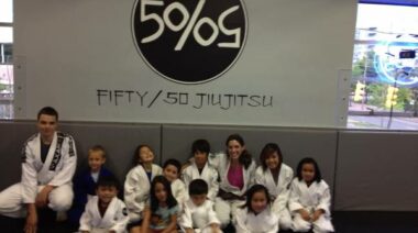 jen flannery, 50/50 jiujitsu, coaching kids, kids coach, kids bjj