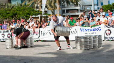 strongman, strongmen, keg, weighted carry, loaded carry, strength endurance