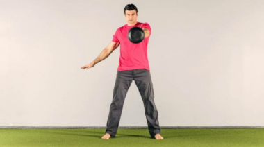 Kettlebell, swing, one hand, two hand, packed shoulder