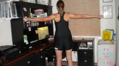 postural exercise, desk workout, office workout