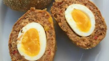 landscape|scotch eggs