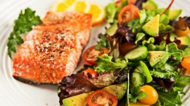 Salmon salad.