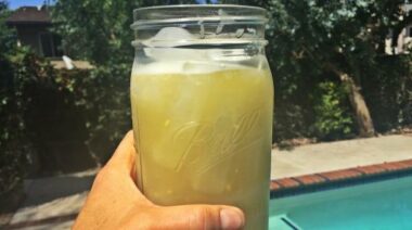 homemade lemonade