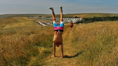 handstandhl|handstand in a field