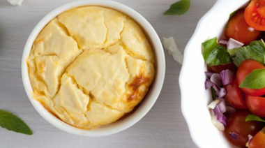 Baked Ricotta with Tomato Salad