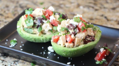 Greek Stuffed Avocados