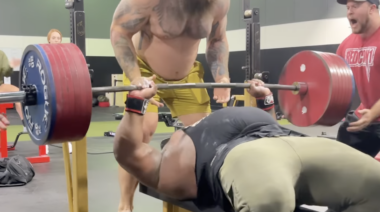 Julius Maddox crushes a 796-pound bench press PR in May 2022