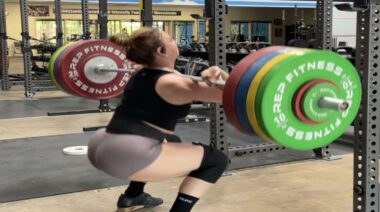 Kate Vibert Front Squat PR June 2022