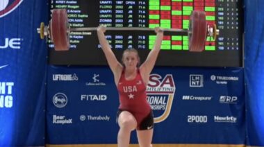 Olivia Reeves Clean & Jerk Record June 2022